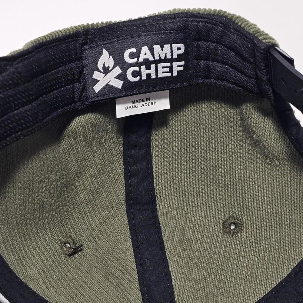 Brist Green Corduroy Camp Chef Camping Adventure Hat Snapback - Picture 6 of 8